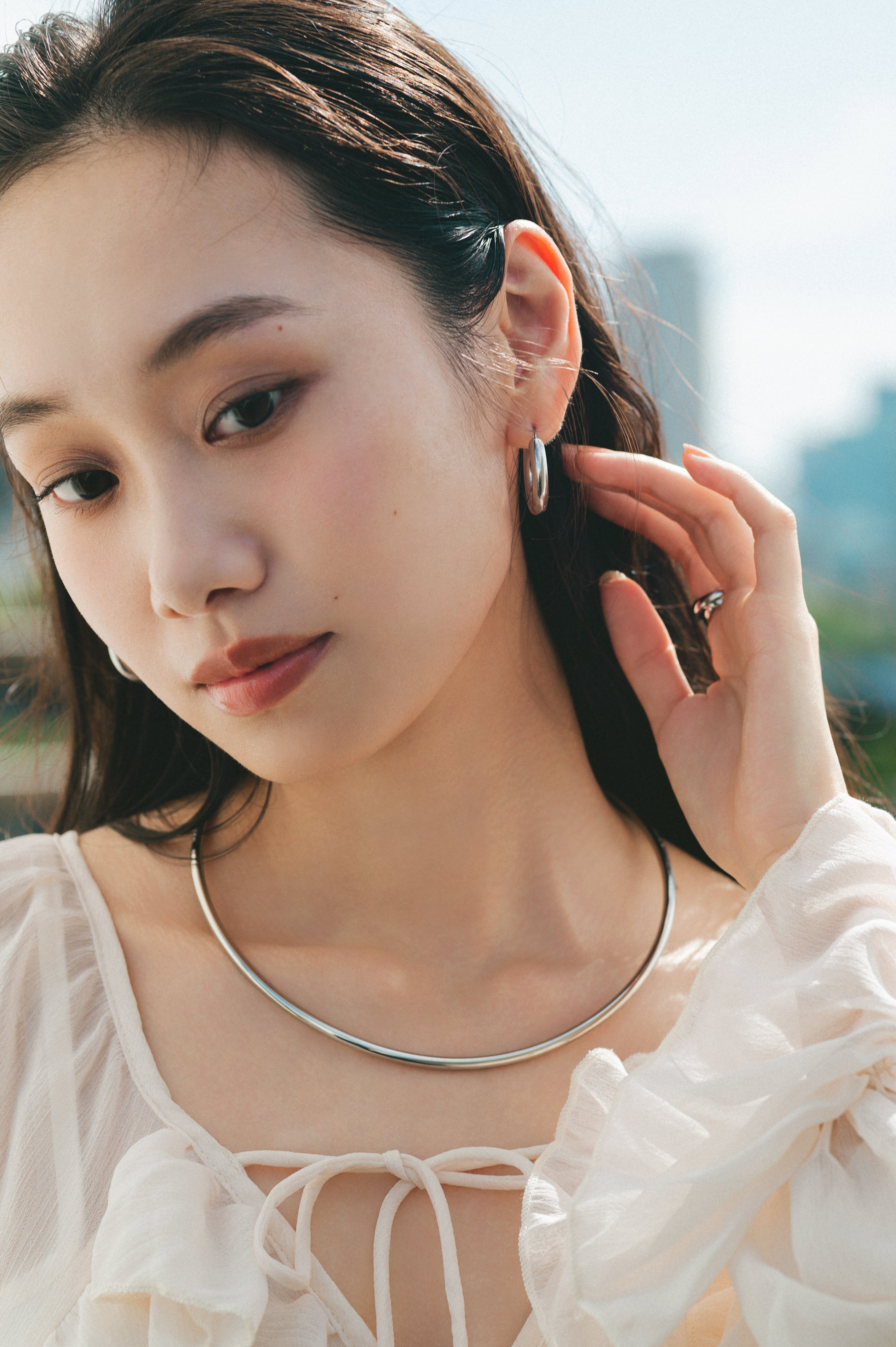 【DAY TO DAY】Chunky Hoop Pierce