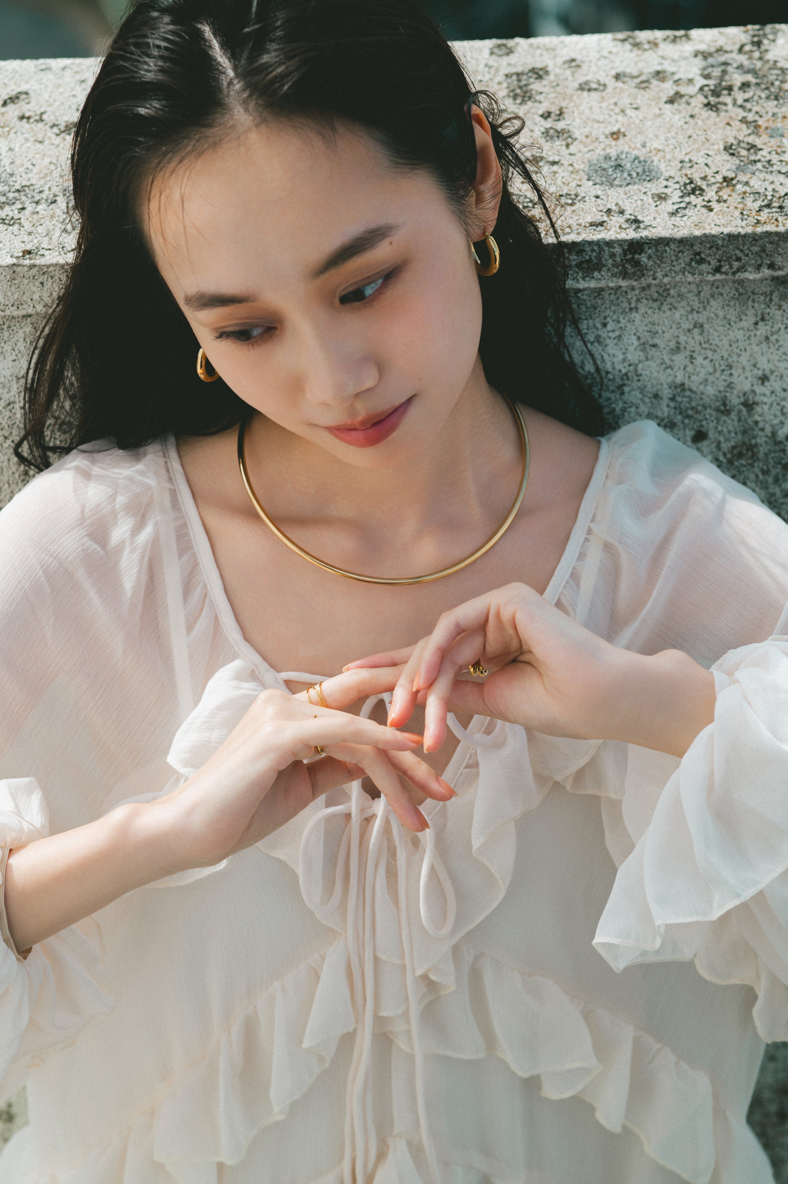 【DAY TO DAY】Chunky Hoop Pierce