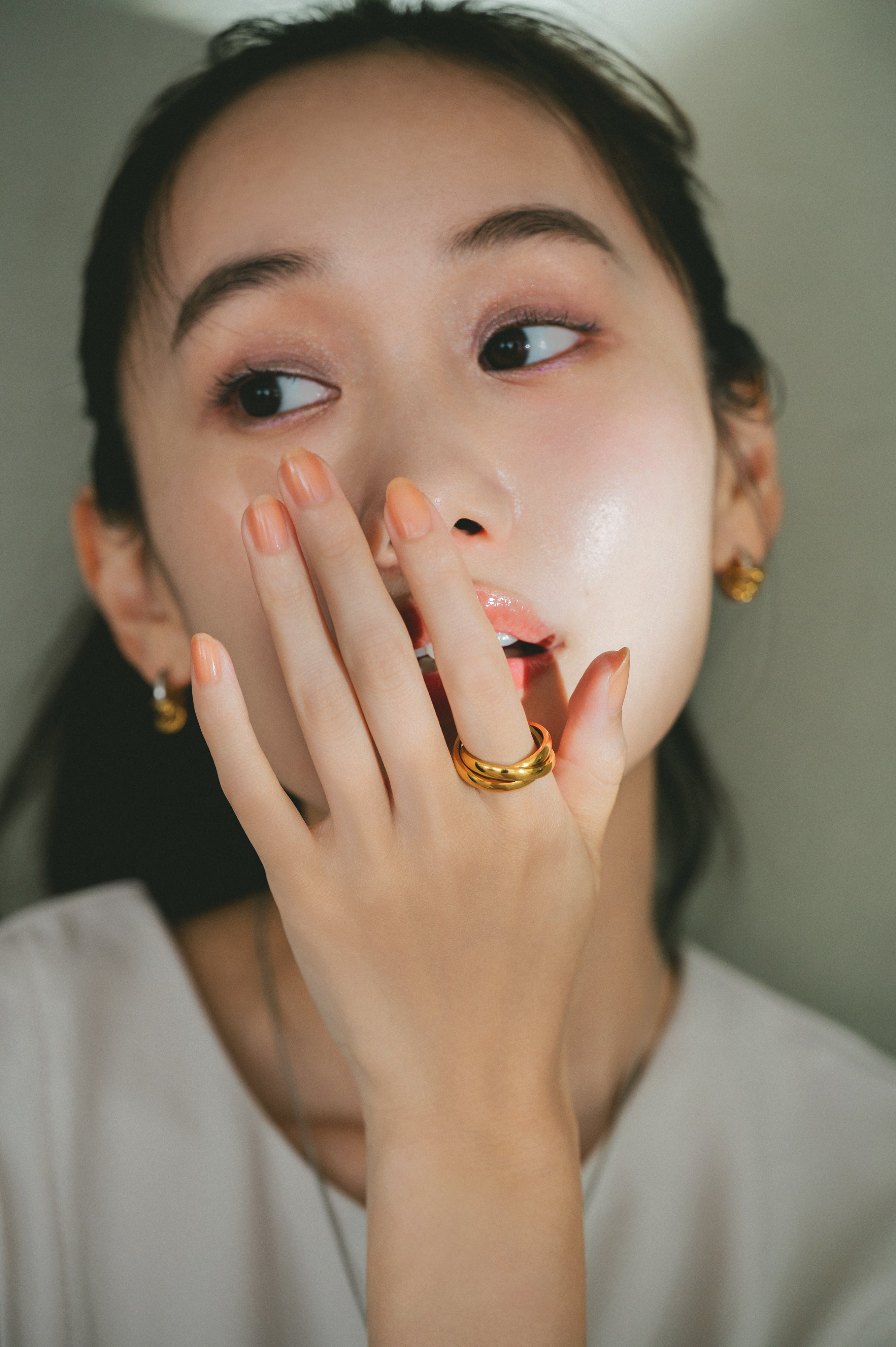 【Sparkle】Triple Cross Ring