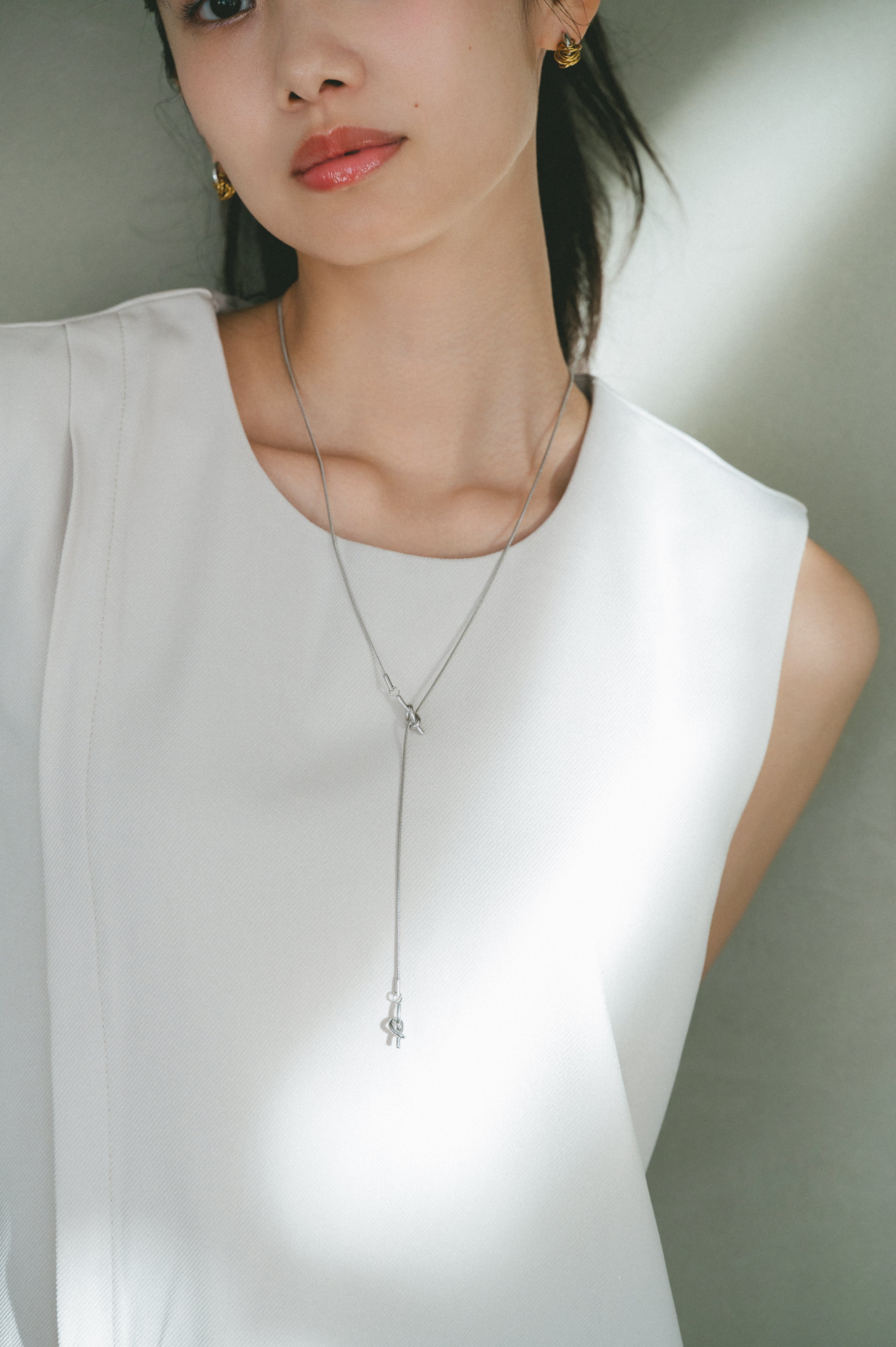 Y-Chain Long Necklace