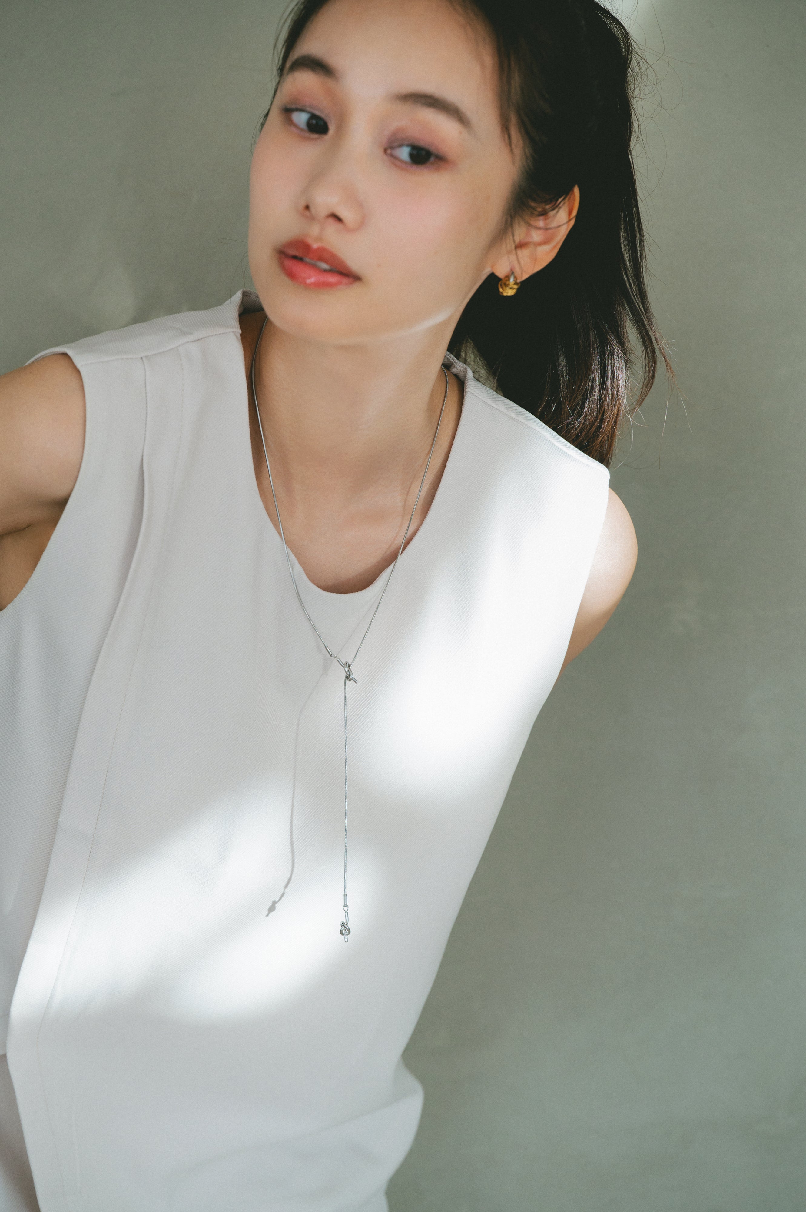 Y-Chain Long Necklace