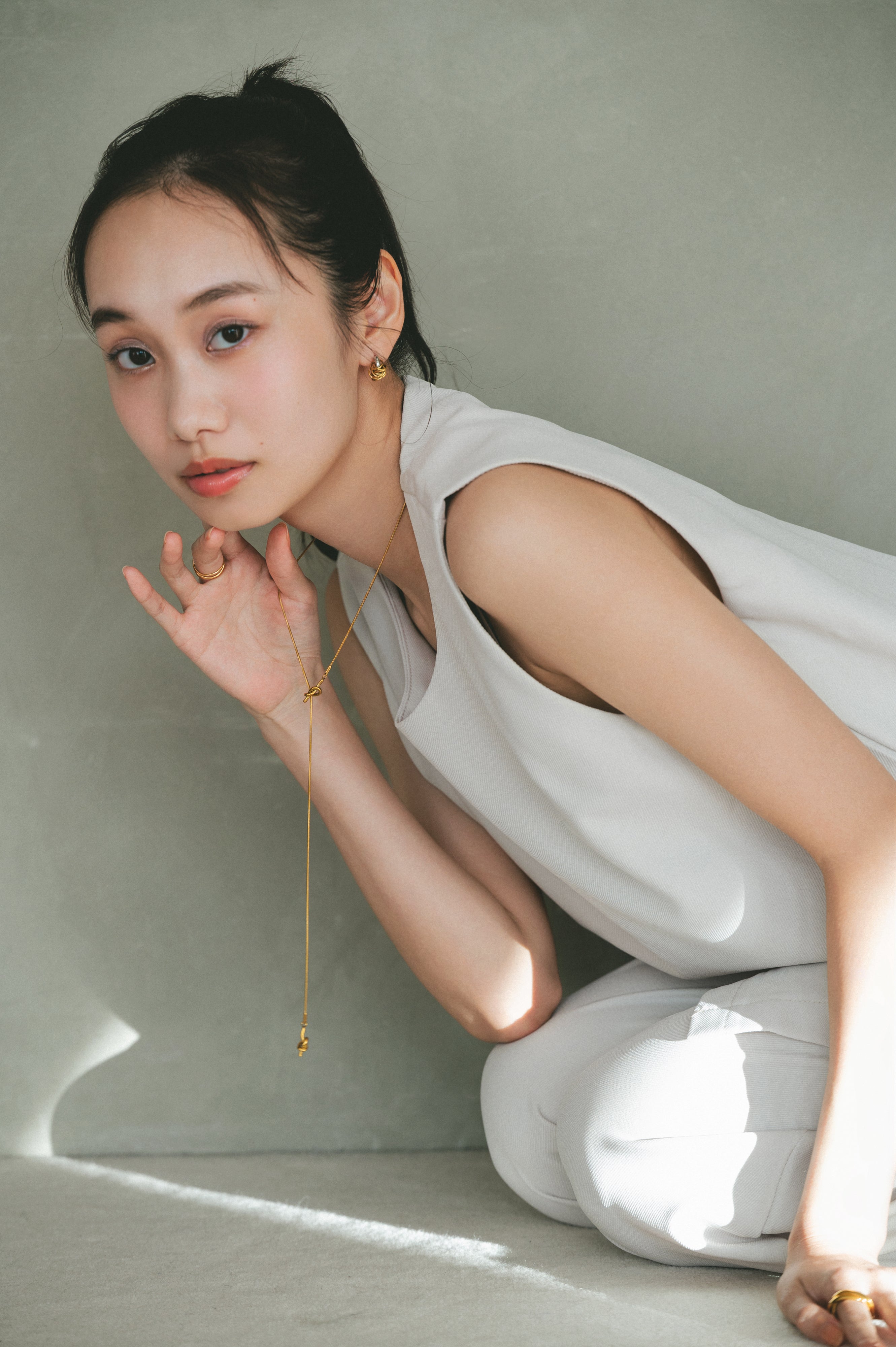 Y-Chain Long Necklace