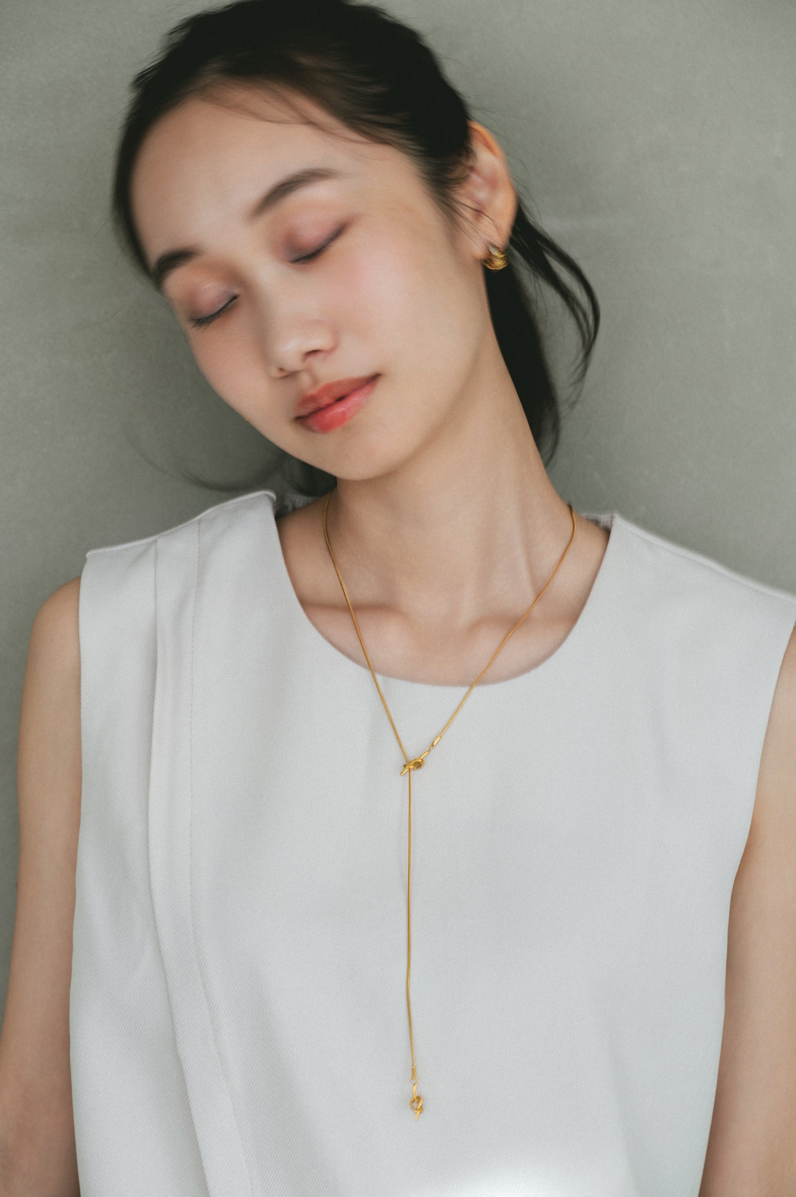 Y-Chain Long Necklace