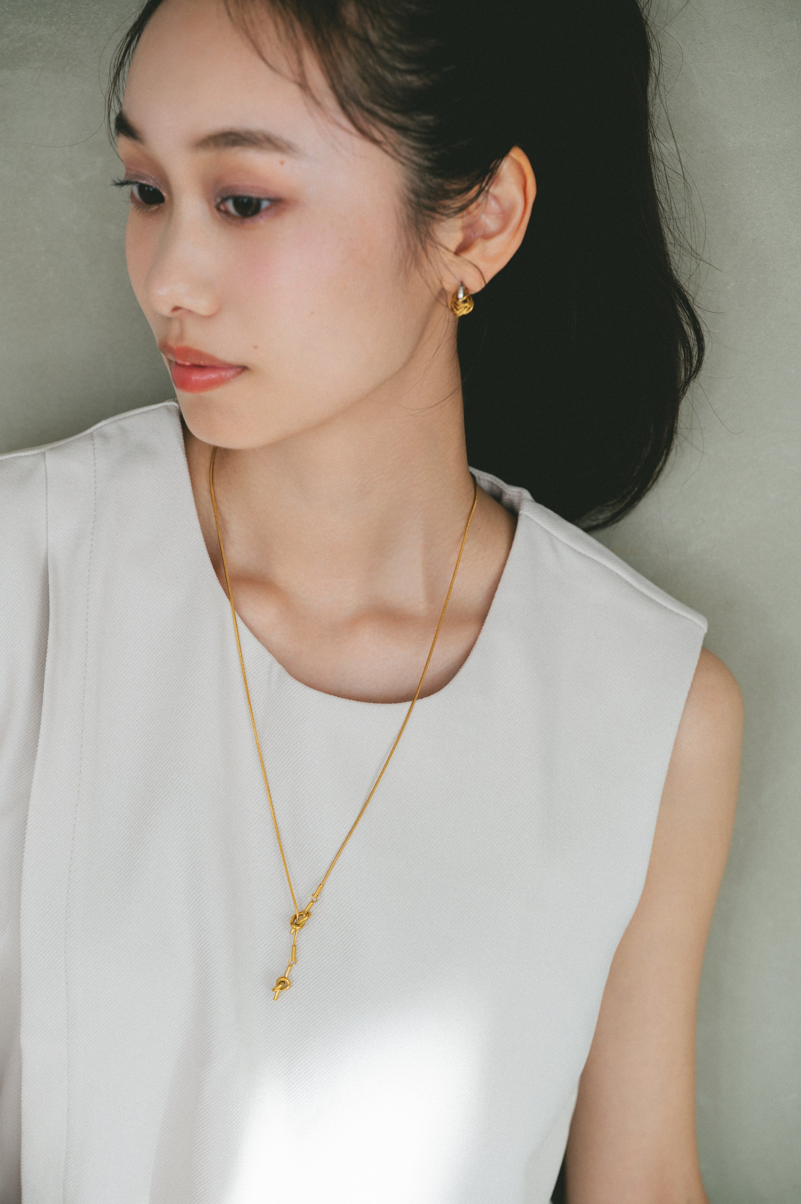 Y-Chain Long Necklace