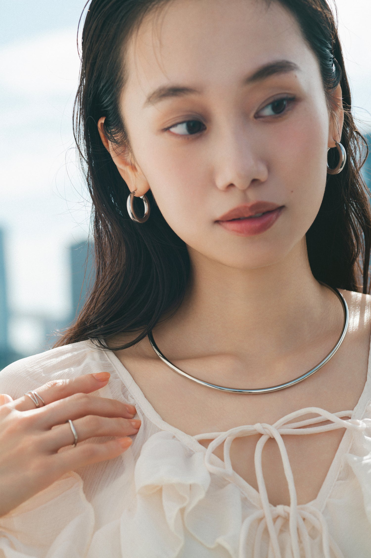 【DAY TO DAY】Chunky Hoop Pierce