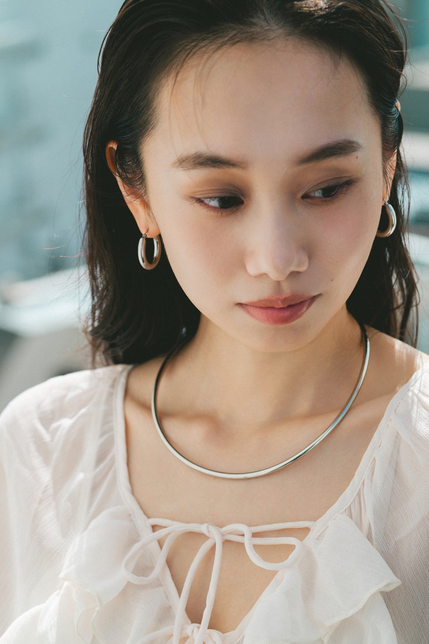 【DAY TO DAY】Chunky Hoop Pierce