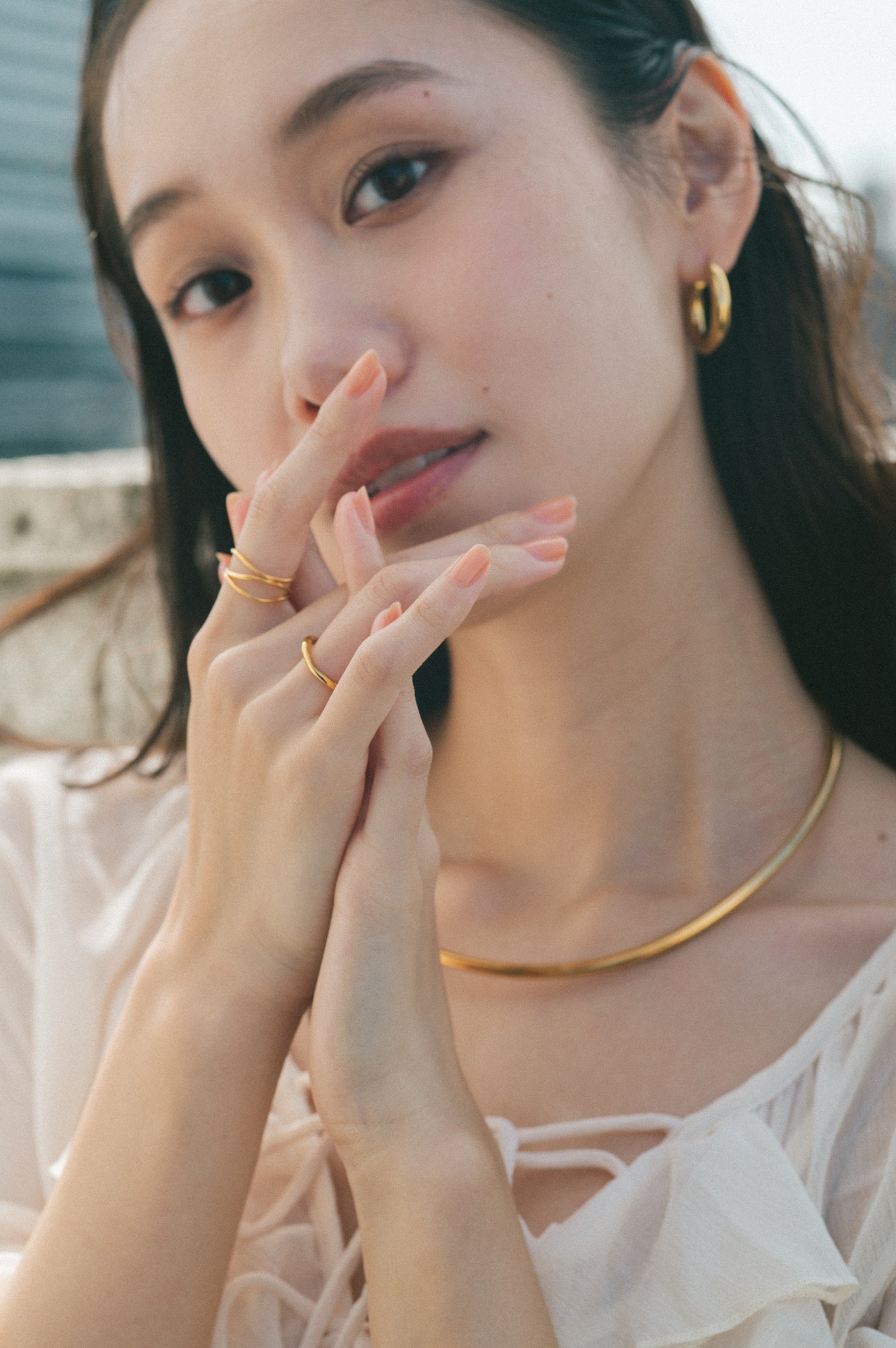 【DAY TO DAY】Chunky Hoop Pierce