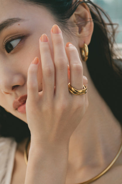 【Sparkle】Triple Cross Ring