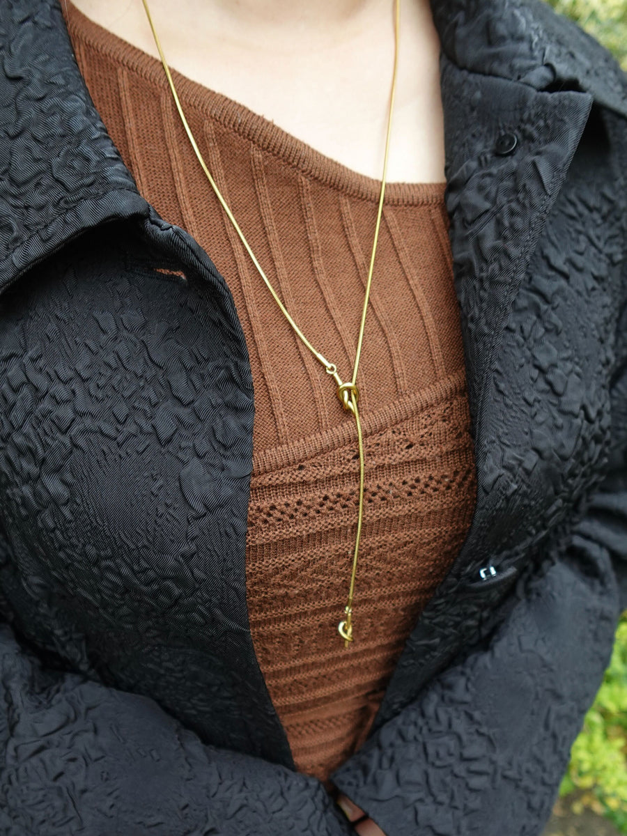 Y-Chain Long Necklace
